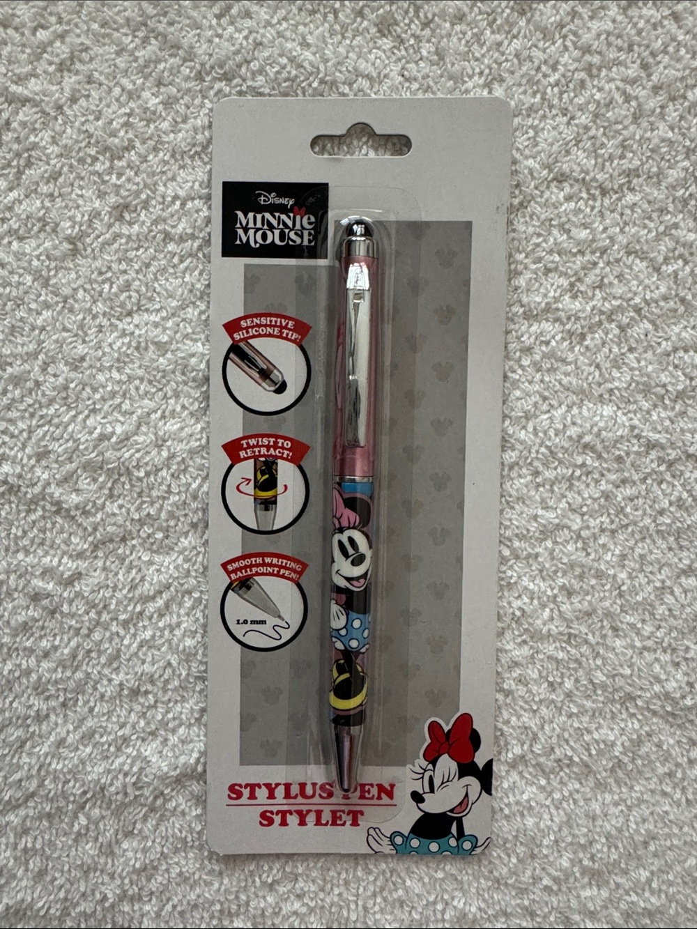 Disney Minnie Mouse Ballpoint Pen & Stylus Pen